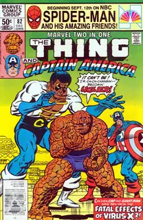Cover of Marvel Two-in-One #82
