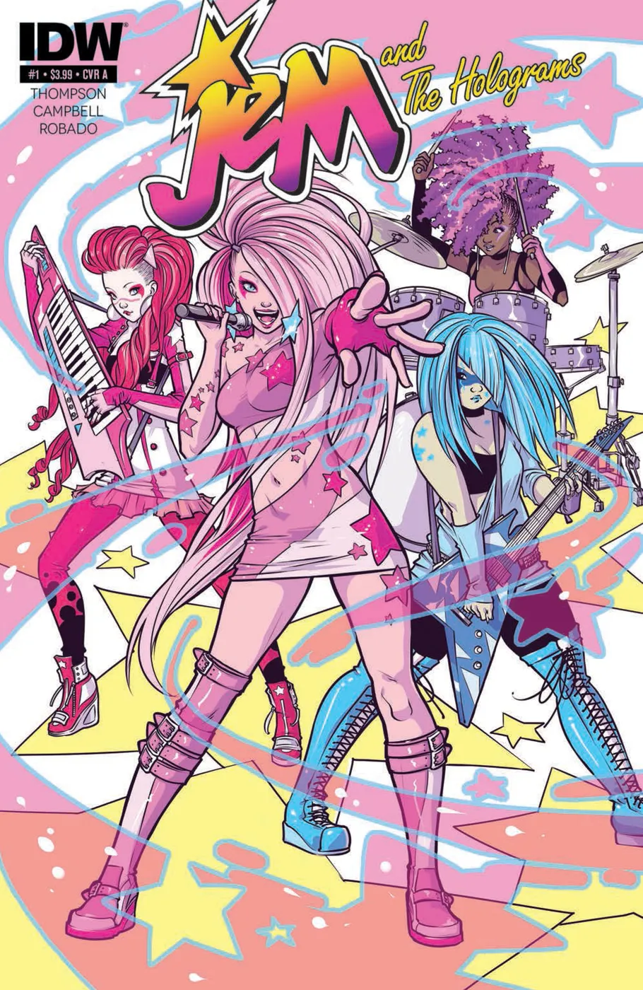 Cover of Jem and the Holograms #1