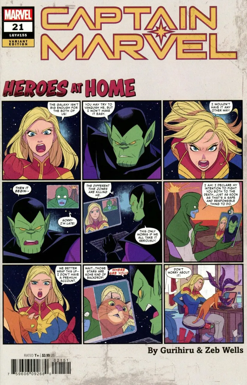 Cover of Captain Marvel #21 (155)