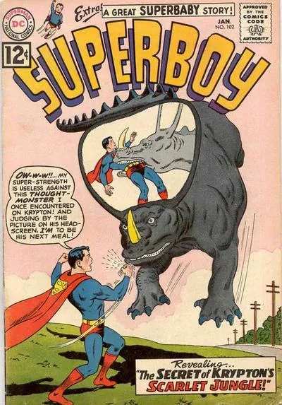Cover of Superboy #102