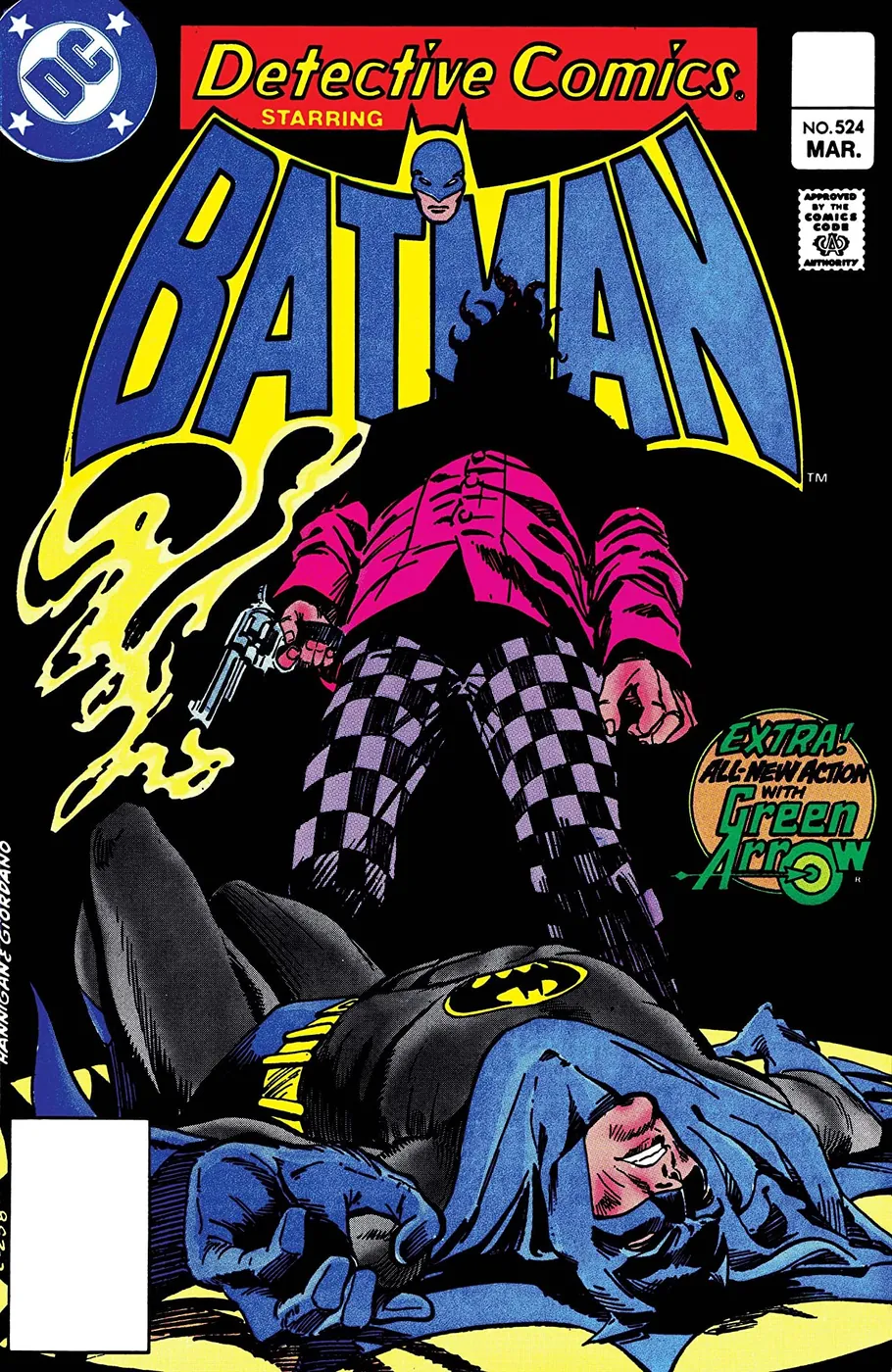 Cover of Detective Comics #524