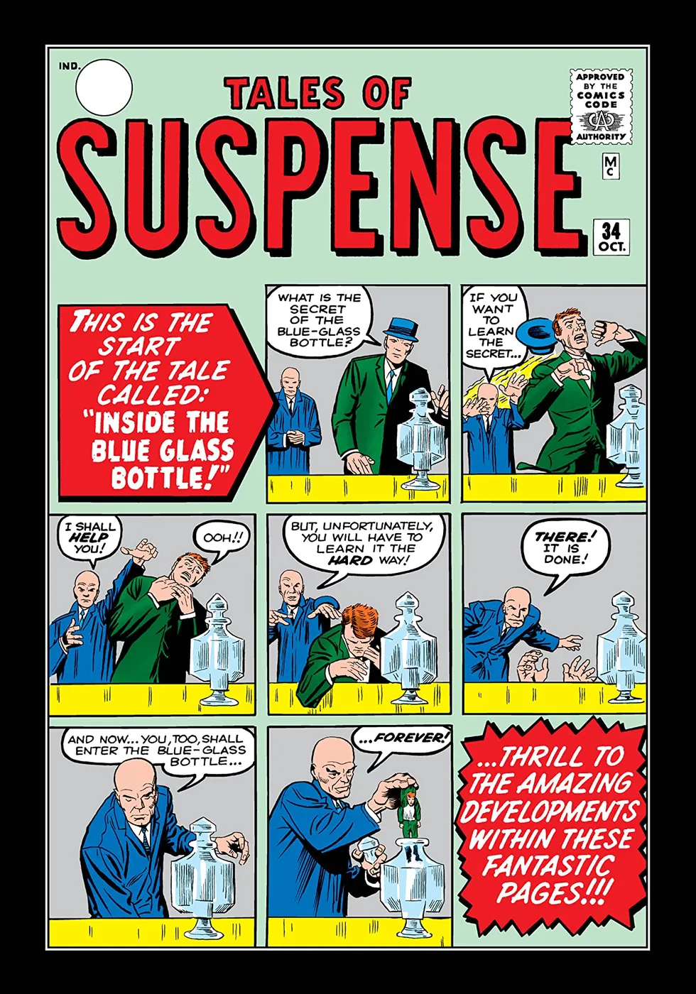 Cover of Tales of Suspense #34