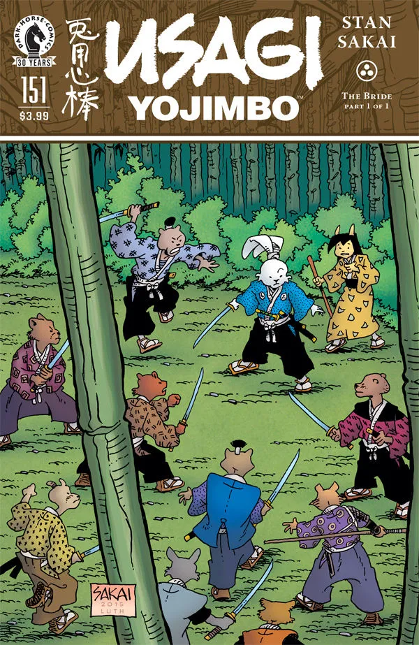 Cover of Usagi Yojimbo #151