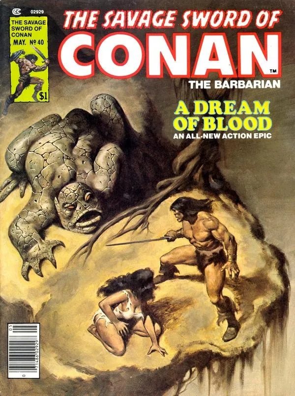 Cover of The Savage Sword of Conan #40