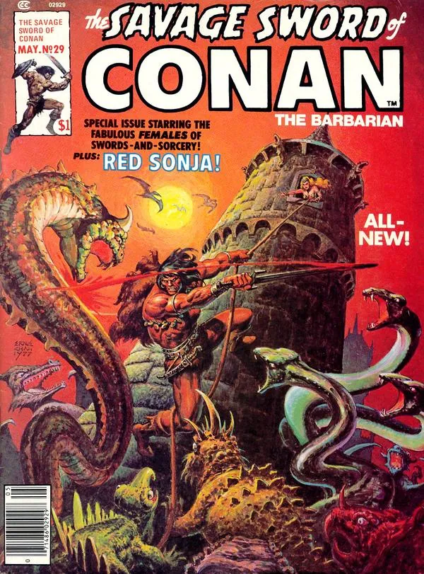 Cover of The Savage Sword of Conan #29