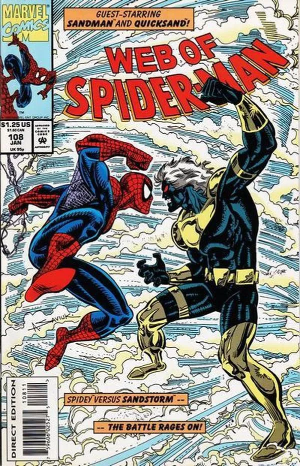 Cover of Web of Spider-Man #108