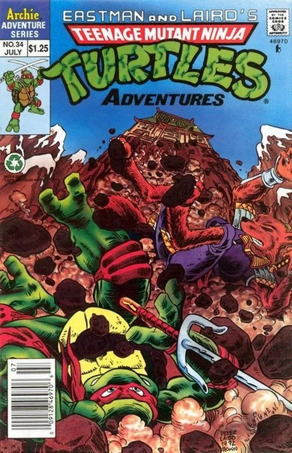 Cover of Teenage Mutant Ninja Turtles Adventures #34