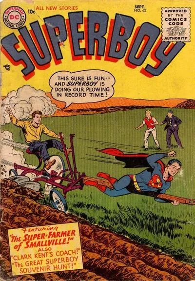 Cover of Superboy #43