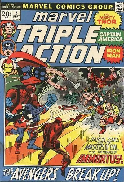 Cover of Marvel Triple Action #5