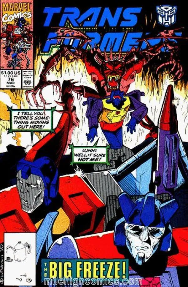 Cover of The Transformers #76