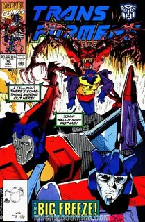 Cover of The Transformers #76