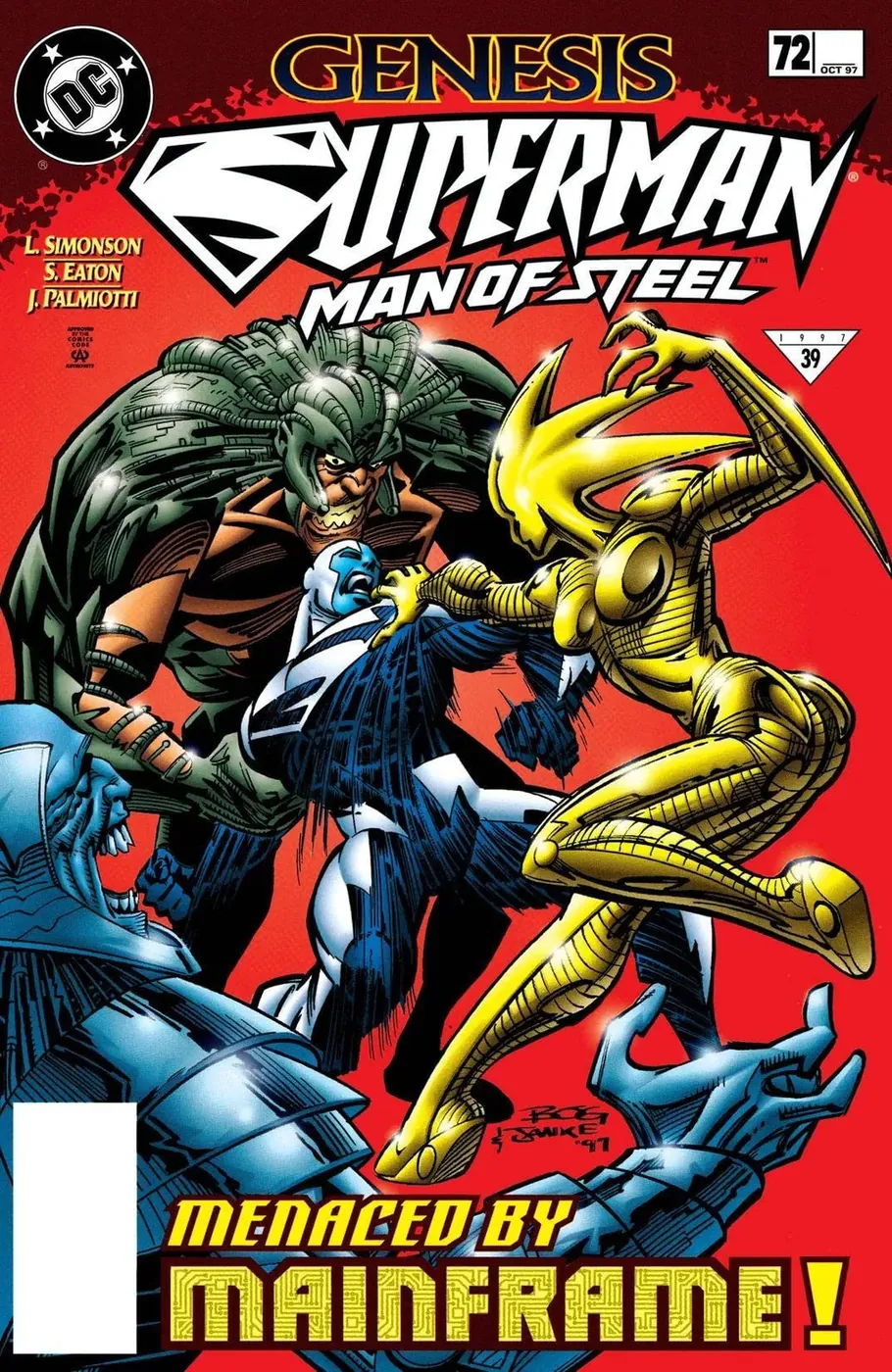 Cover of Superman: The Man of Steel #72