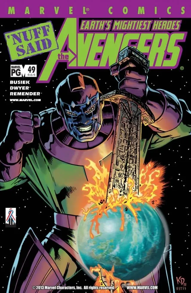 Cover of Avengers #49 (464)