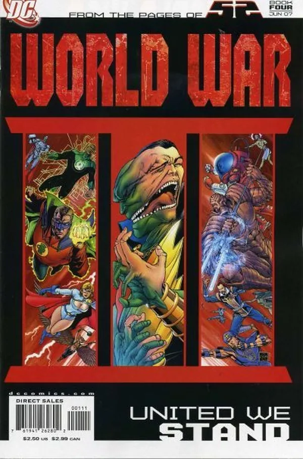 Cover of 52 / World War III Part Four: United We Stand #1