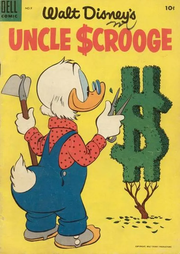 Cover of Walt Disney's Uncle Scrooge #9