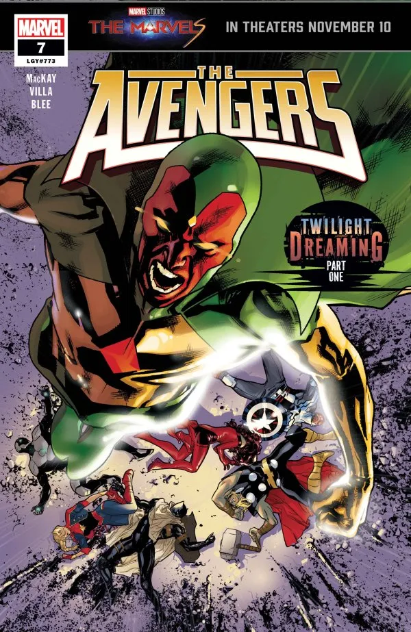 Cover of Avengers #7 (773)