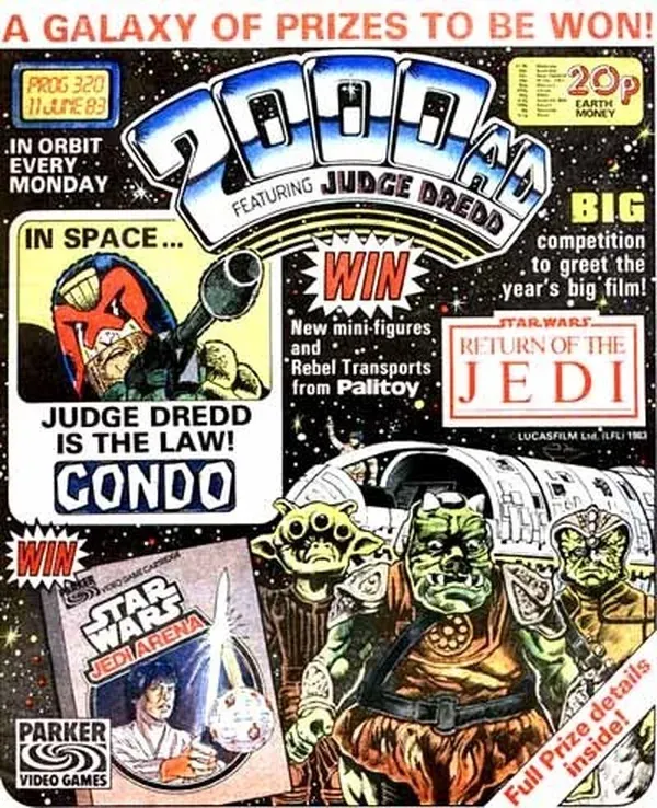 Cover of 2000 AD #320