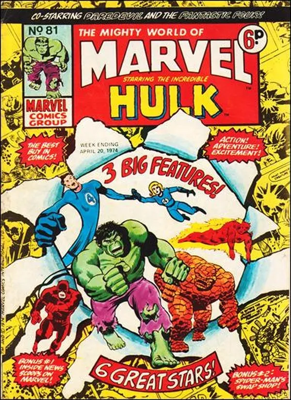 Cover of The Mighty World of Marvel #81