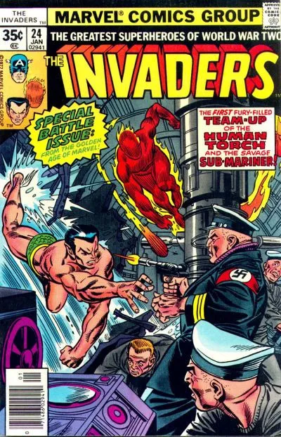 Cover of The Invaders #24