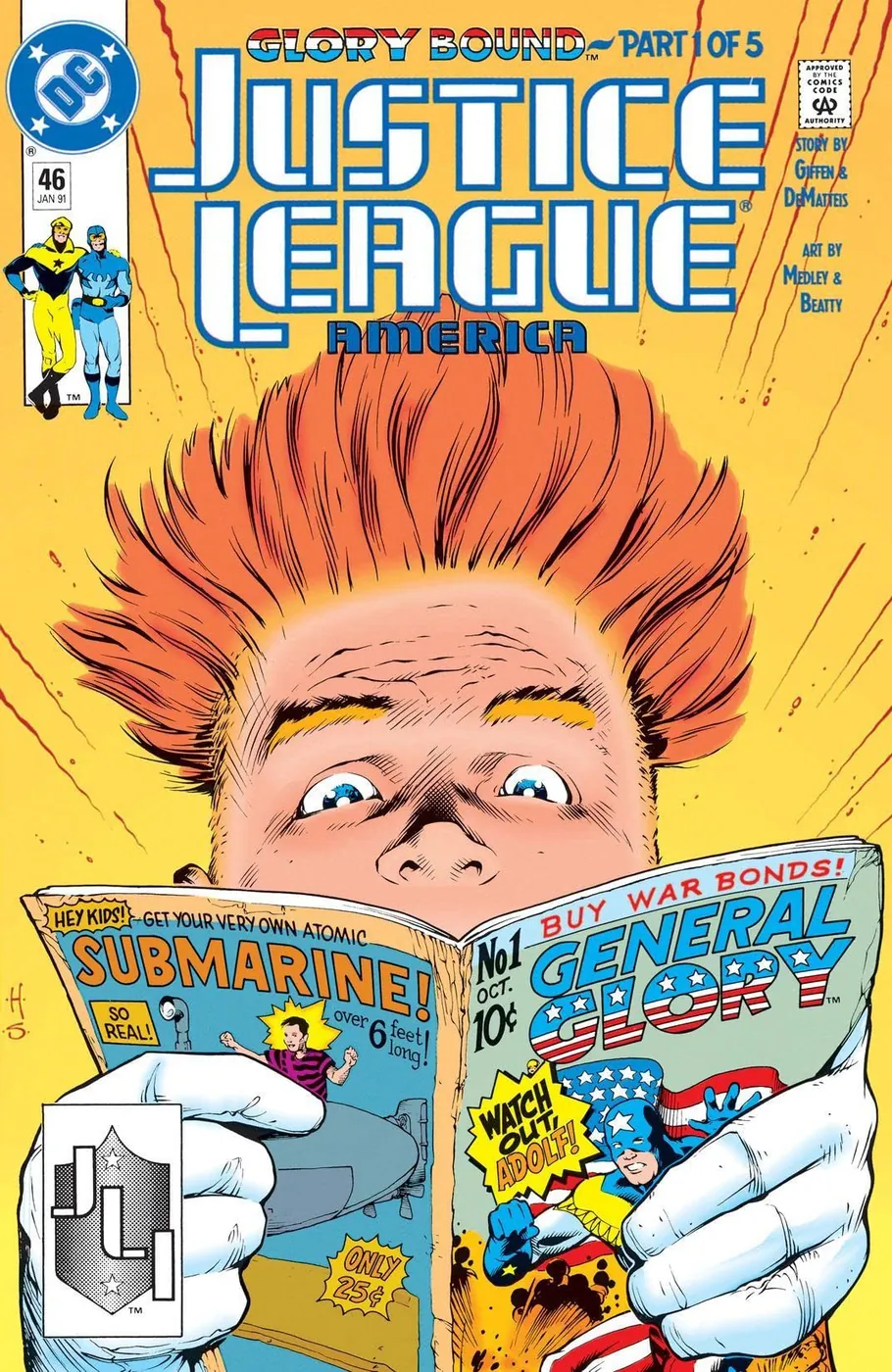 Cover of Justice League America #46