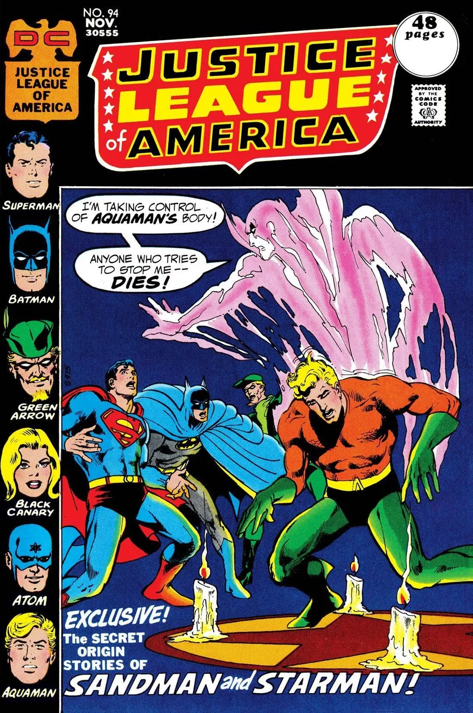 Cover of Justice League of America #94