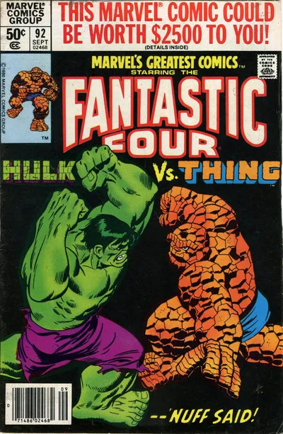 Cover of Marvel's Greatest Comics #92