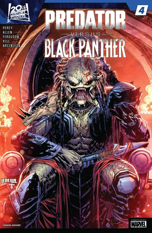 Cover of Predator vs. Black Panther #4