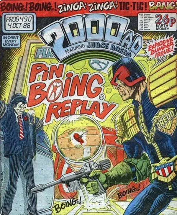 Cover of 2000 AD #490