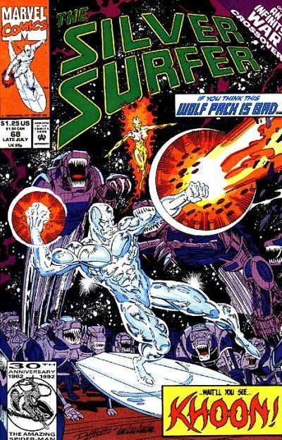 Cover of Silver Surfer #68