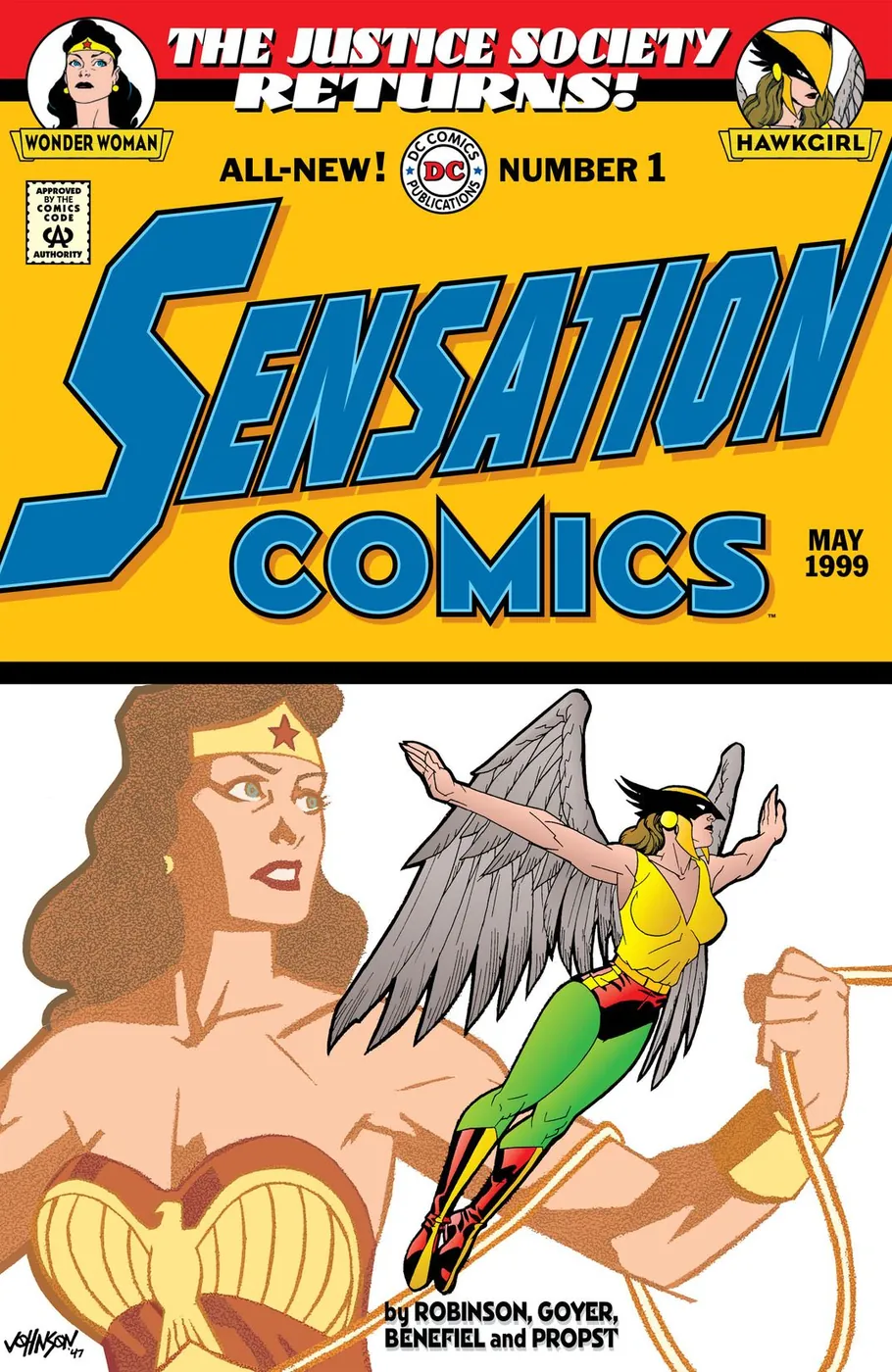 Cover of Sensation Comics #1