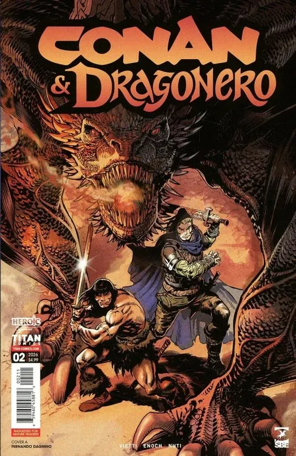 Cover of Conan & Dragonero #2