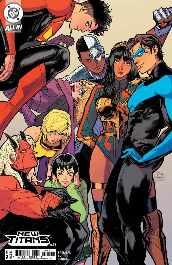 Cover of New Titans #37