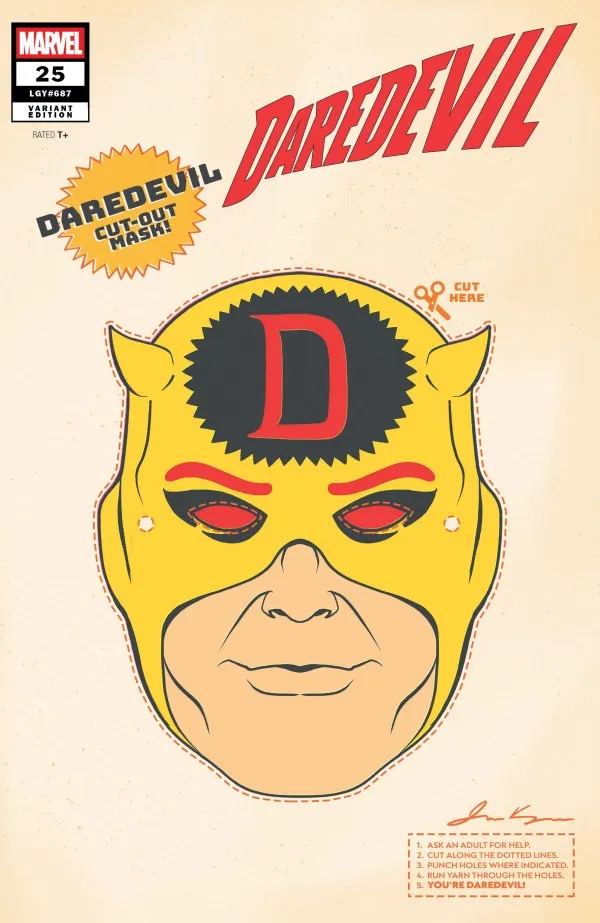 Cover of Daredevil #25 (687)
