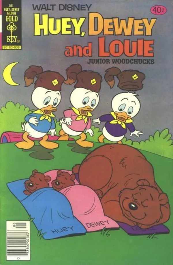 Cover of Walt Disney Huey, Dewey and Louie Junior Woodchucks #58