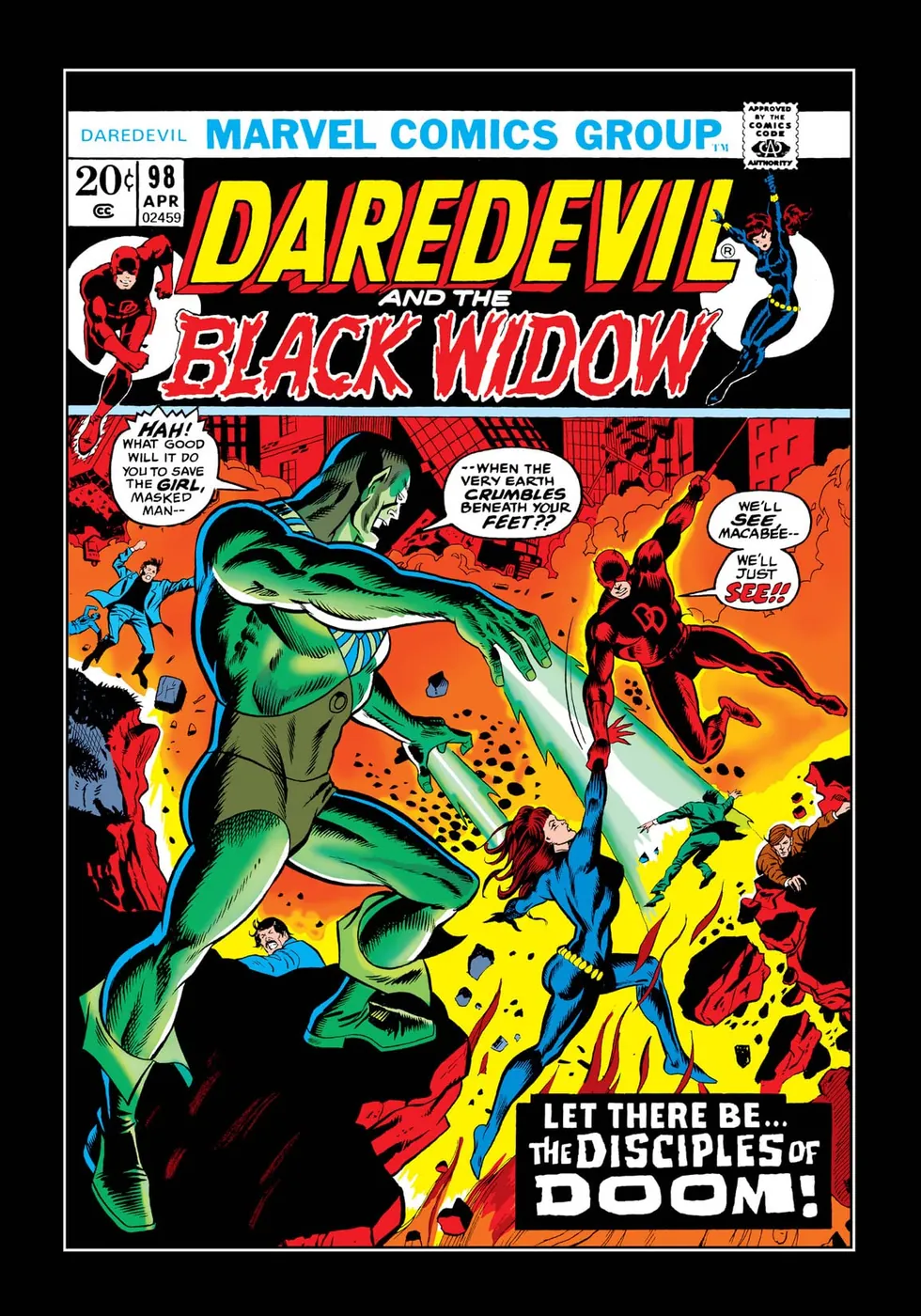 Cover of Daredevil #98