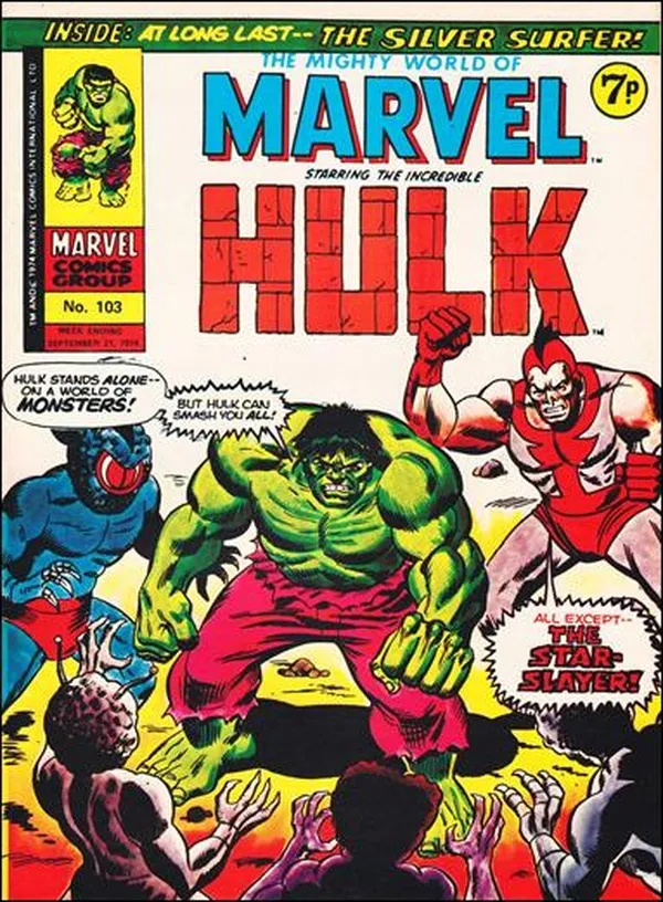 Cover of The Mighty World of Marvel #103