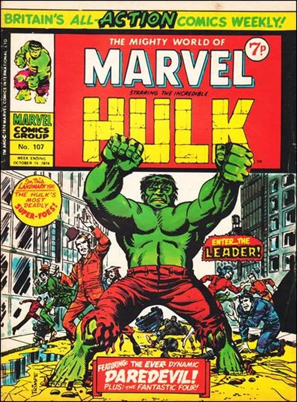 Cover of The Mighty World of Marvel #107