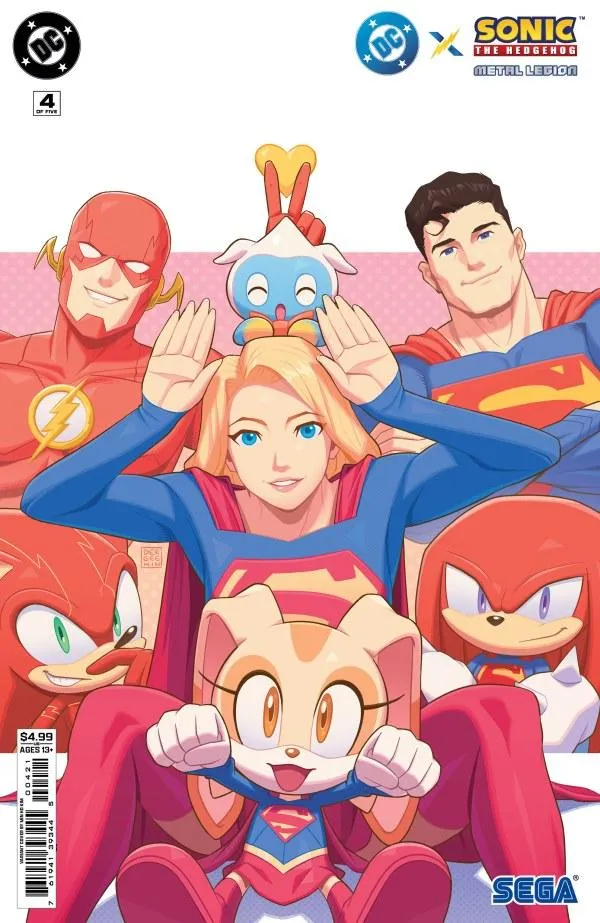 Cover of DC x Sonic the Hedgehog: Metal Legion #4