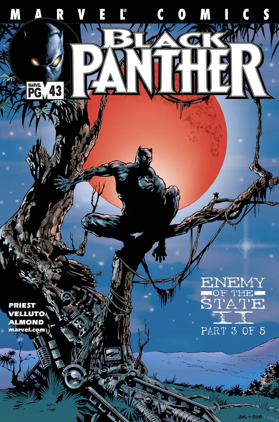 Cover of Black Panther #43