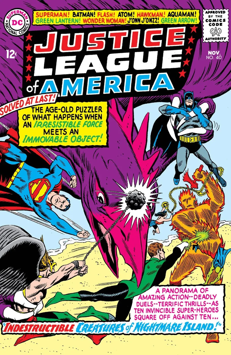 Cover of Justice League of America #40