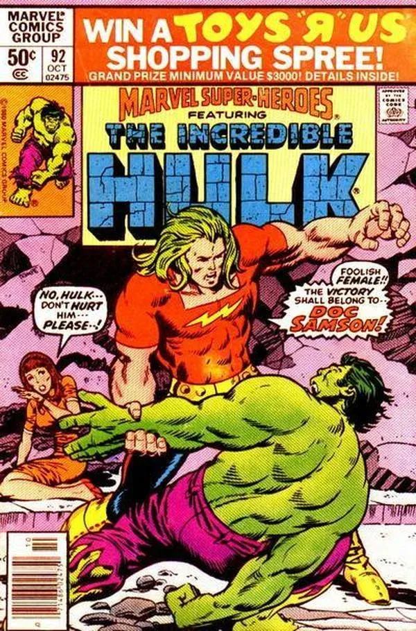 Cover of Marvel Super-Heroes #92