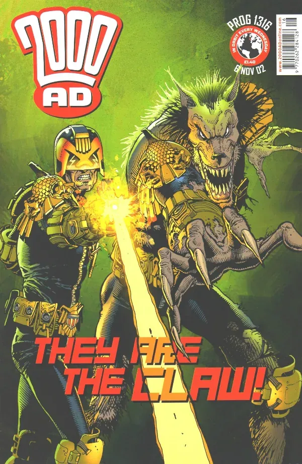 Cover of 2000 AD #1316