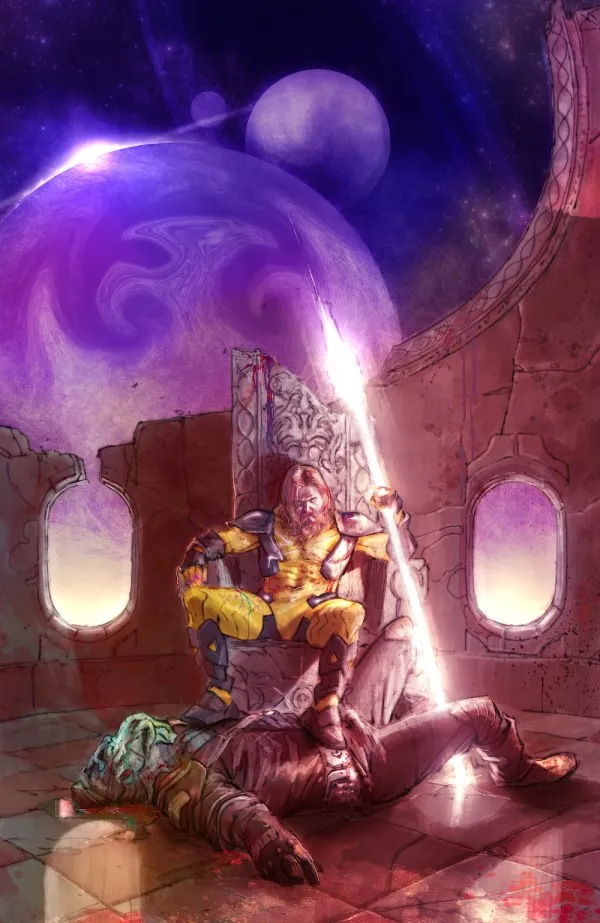 Cover of Valiant Beyond: The X-O Manowar: The God Hunt #4