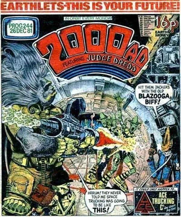 Cover of 2000 AD #244