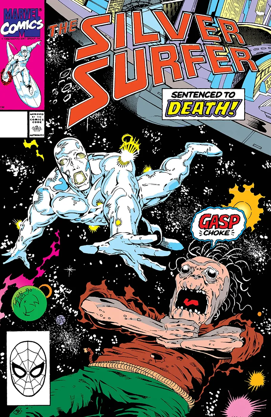 Cover of Silver Surfer #43