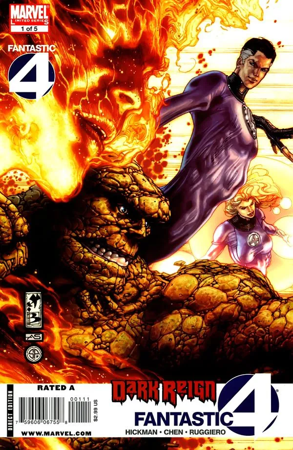 Cover of Dark Reign: Fantastic Four #1