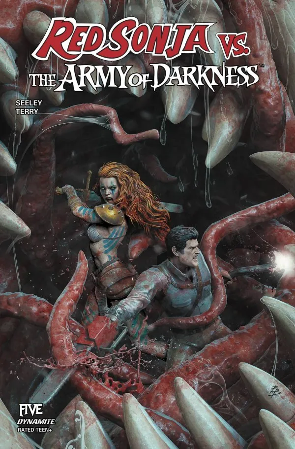 Cover of Red Sonja vs. The Army of Darkness #5