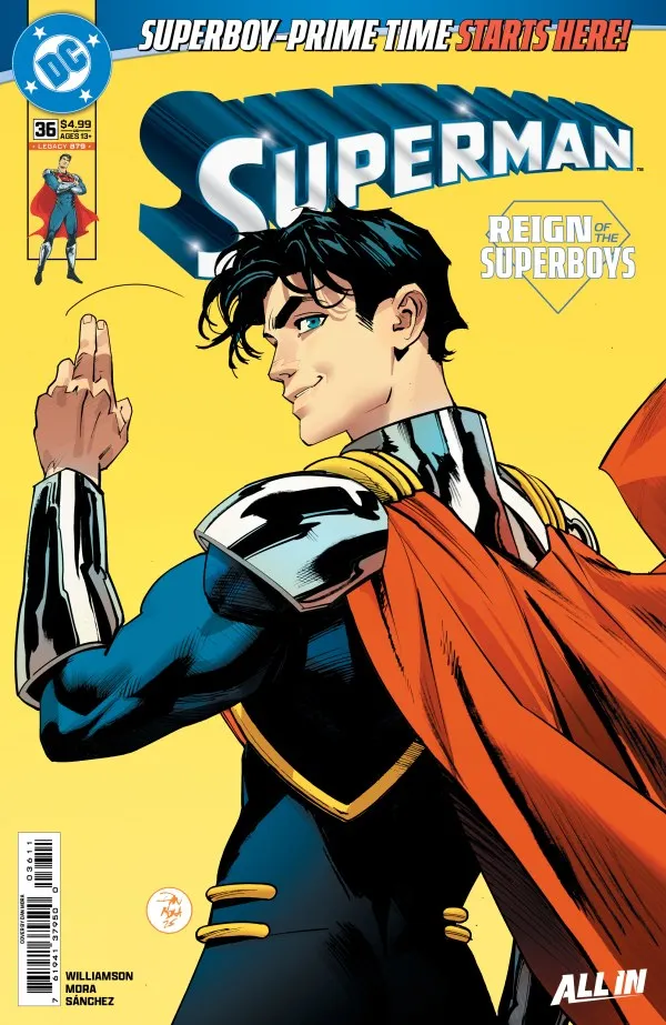 Cover of Superman #36 (879)