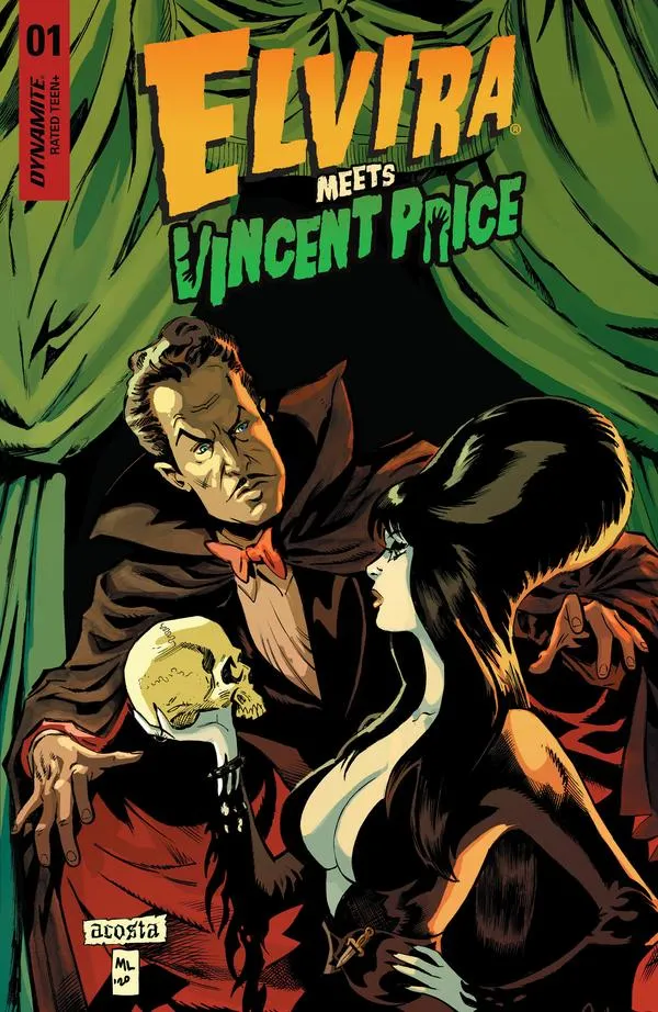Cover of Elvira Meets Vincent Price #1