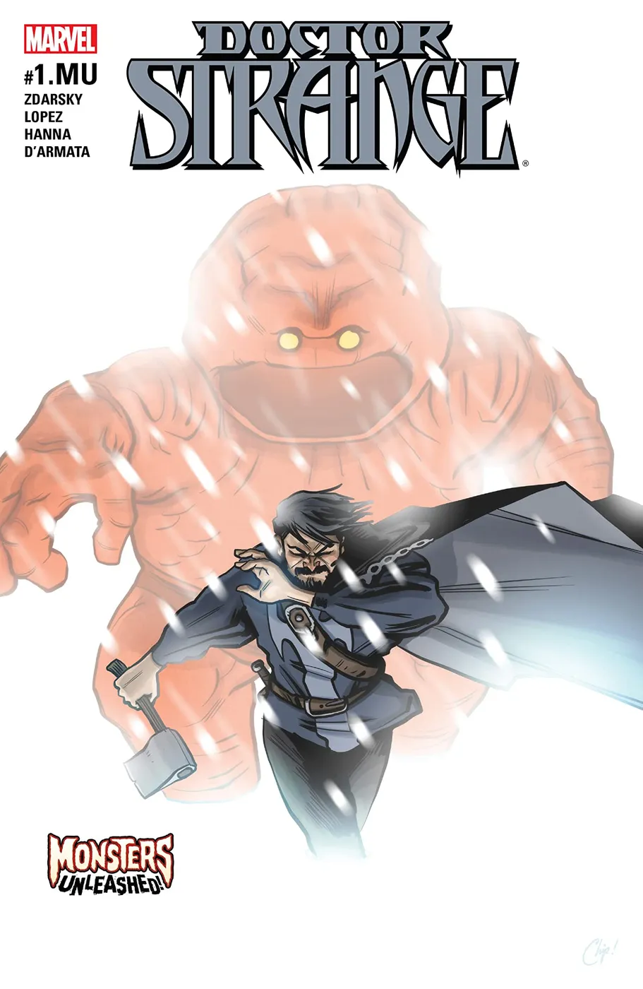 Cover of Doctor Strange #1.MU